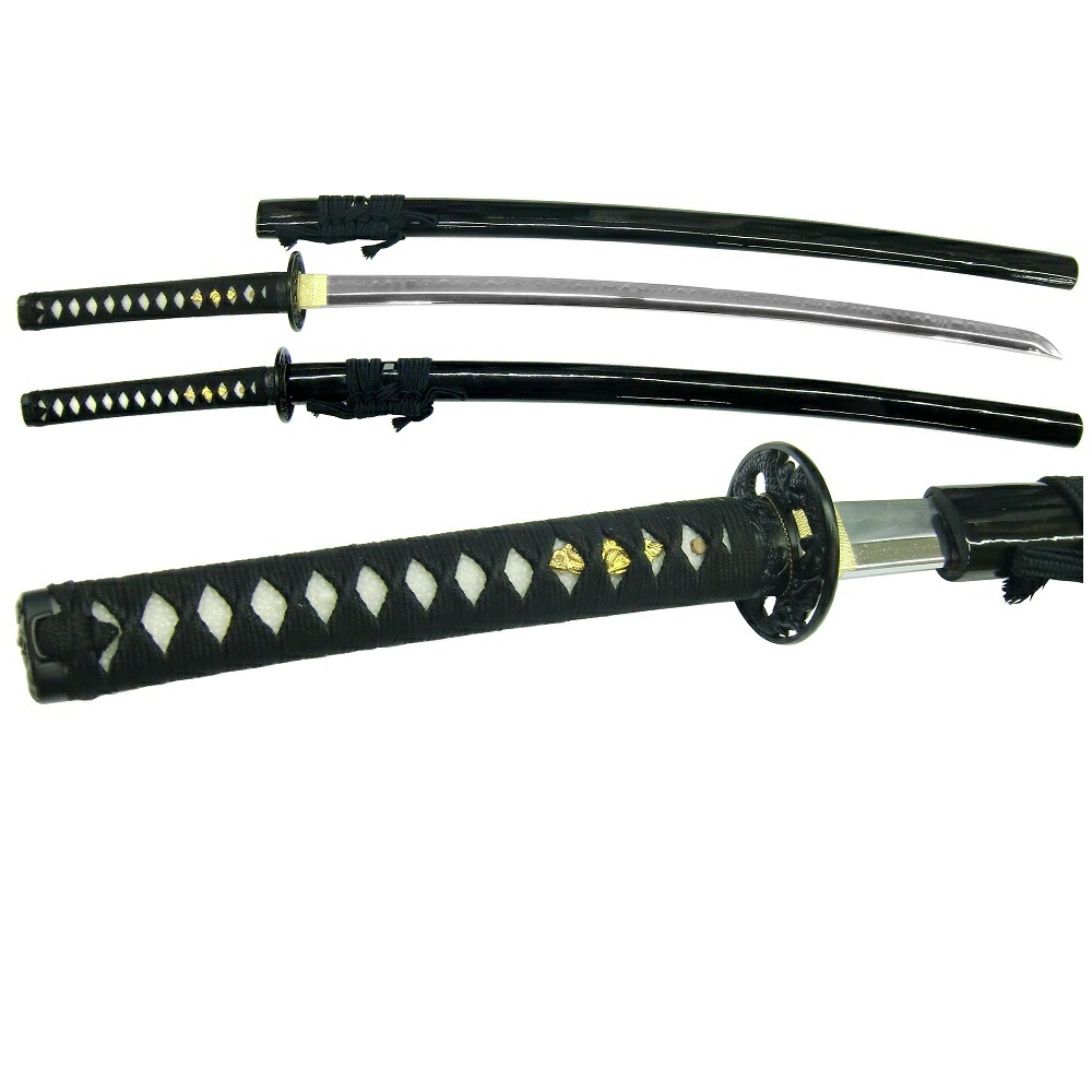 尾形刀剣 幕末志士シリーズ SK-5/白柄 黒龍馬大刀 海援隊 吉行 黒呂鞘