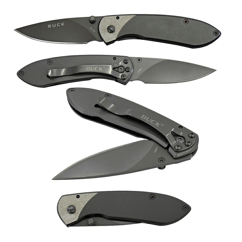 バックナイフ BUCK 327TTS ノーブルマン チタンコート
