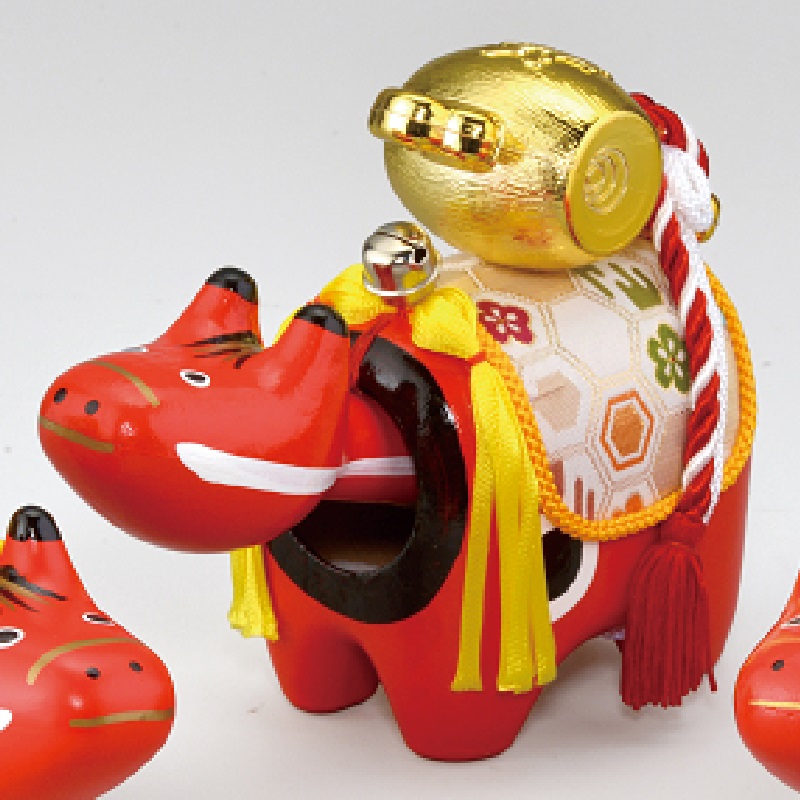 楽天市場】日本製 野沢民芸 会津張り子 赤べこ4号 福島県会津地方の