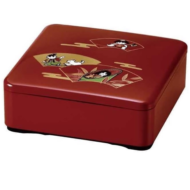 楽天市場】会津漆器・会津塗・重箱溜 5.5 胴張 三段重（漆・手塗