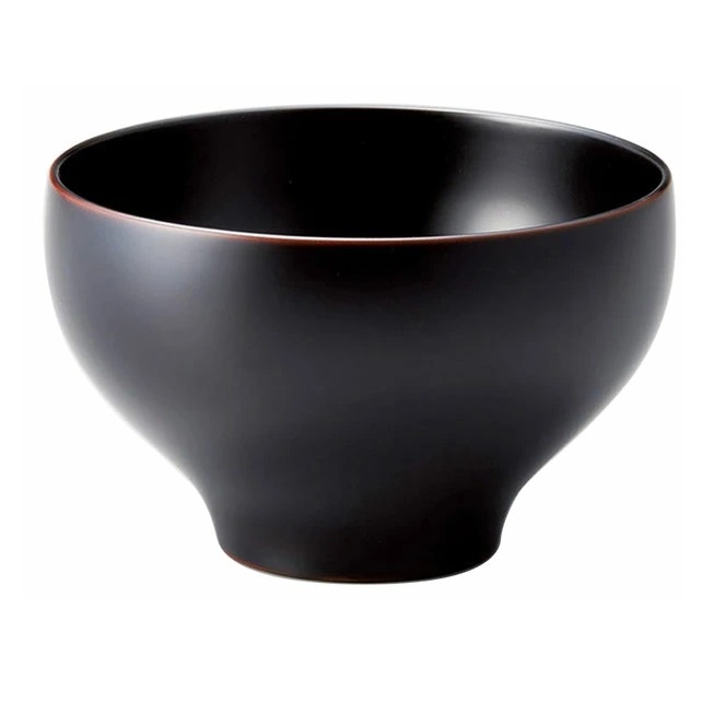 越前漆器・越前塗 雅乃 汁椀 やまと布袋 (溜)|七to八-Seven to eight-