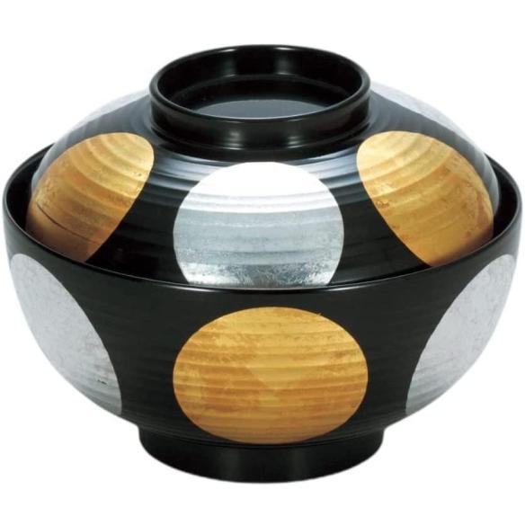 越前漆器　箔日月　45乱筋煮物椀　約560ml　φ13.5×10cm＜越前漆器　正月　迎春　お祝い　お返し　引き出物　敬老の日 法事＞ 7,722円