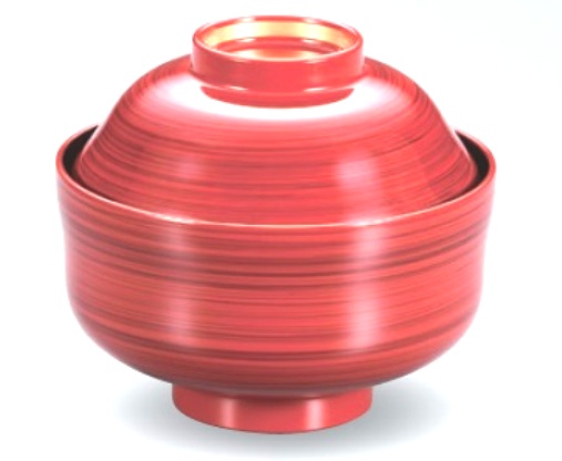 越前漆器　ワインかすり立金　45瓢箪椀　雑煮椀/煮物椀　φ13.0×11.5cm 約515ml(越前漆器 お好み椀 お雑煮椀 煮物椀 お椀 沈金 若松 見返し付 おわん越前塗り ギフト・内祝い・成人内祝い・結婚内祝い・新築祝い・お返しお祝い　法事）