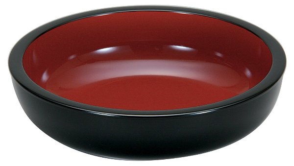 越前漆器 黒内朱 こね鉢 9 φ26.5×8.4cm(越前漆器・そばこね鉢・こね鉢・盛鉢・多用鉢・寿司鉢・蕎麦・そば・ソバ・年越しそば・そば職人・十割そば）