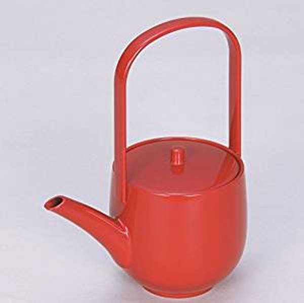 <br>越前漆器　朱　立形銚子　化粧箱＜越前漆器　正月　迎春＞