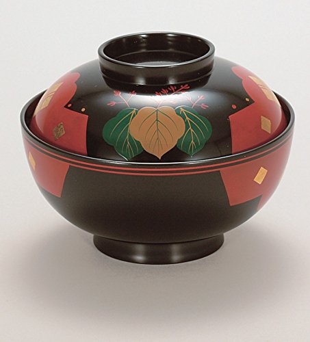 越前漆器 桐正法寺　煮物椀　φ13.5×9.1cm　約540ml