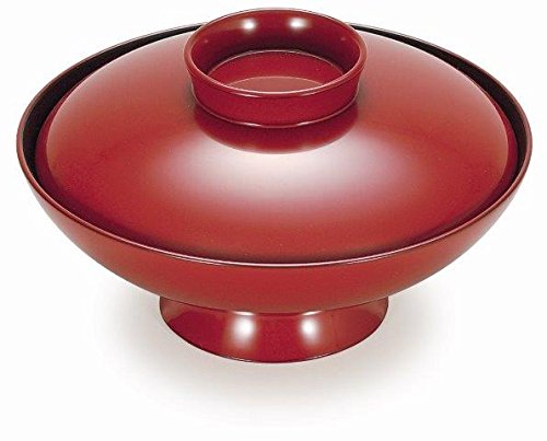 越前漆器 茜朱 60小槌煮物椀 φ18.4×10.6cm 約780ml|七to八-Seven to eight-