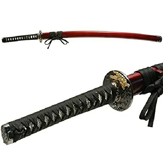 NEU-136 模造刀剣　合金刀身タイプ 戦国シリーズ・榊原康政(徳川四天王) 大刀 【美術刀剣・模擬刀・コスプレ】 美術鑑賞用の装飾刀(模造刀・居合刀)で真剣ではありません。