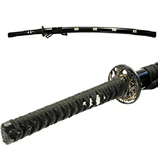 【女性にもラクラク軽量タイプ】　NEU-018 模造刀剣 アルミ刀身タイプ 戦国シリーズ・真田幸村 大刀 刃紋、樋なし【美術刀剣・模擬刀・コスプレ】 美術鑑賞用の装飾刀(模造刀・居合刀)で真剣ではありません。