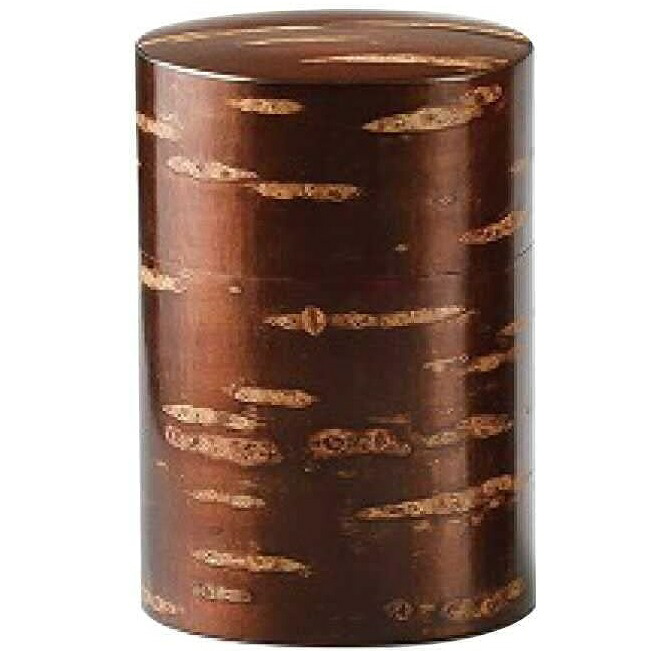 会津漆器・会津塗 桜皮 茶筒 (大150g)|七to八-Seven to eight-