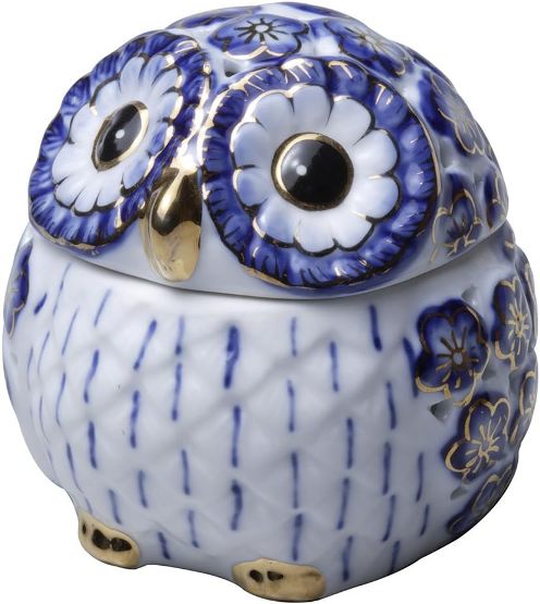 楽天市場】火を使わない液体のお香 薫珠香 幸せを呼ぶフクロウ香炉