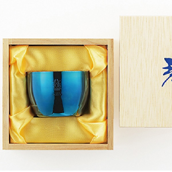 Made in TSUBAME認定 碧　銀古美（ぎんふるみ） ぐい呑み（100ml）