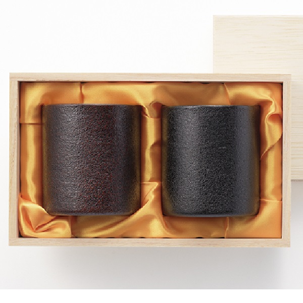 漆磨 ロックタンブラー 2PC 朧(赤・黒)（250ml）｜七to八-Seven to eight-
