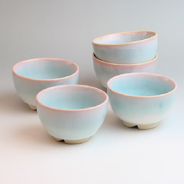 萩焼 mint（ミント） まめ碗セット（5客組）