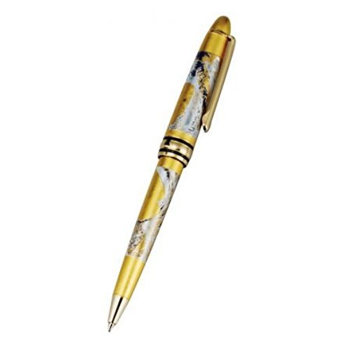 山中 漆芸ボールペン 金箔赤富士 – 漆器 高翆