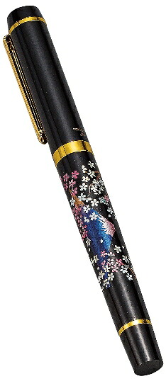 山中漆器　漆芸万年筆　富士桜＜ギフト　プレゼント　お祝い　お返し　昇進　退職＞