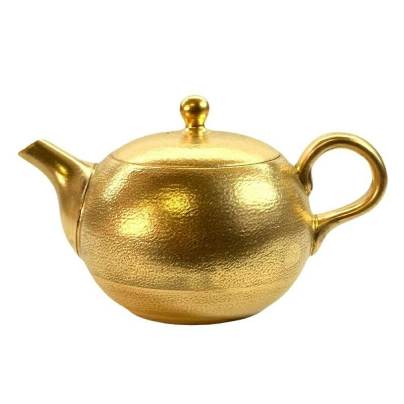 常滑焼 急須 昭萌作「黄金」200ml (セラメッシュ茶こし)