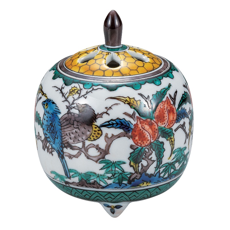 楽天市場】九谷焼 4号香炉 吉田屋花鳥 ＜香炉 仏具 人気 ギフト 贈り物