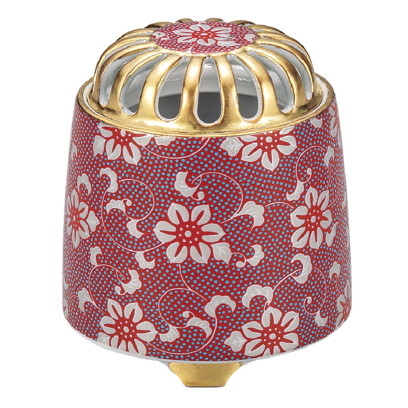 楽天市場】九谷焼香炉 本金青粒鉄線 佐伯信平作【当日出荷可能】【送料