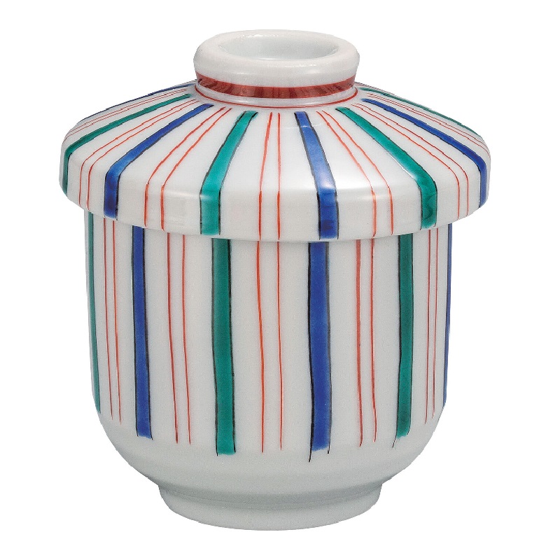 楽天市場】三ツ井為吉 九谷焼茶碗蒸し（蒸し碗）吉田屋からす瓜 : 九谷