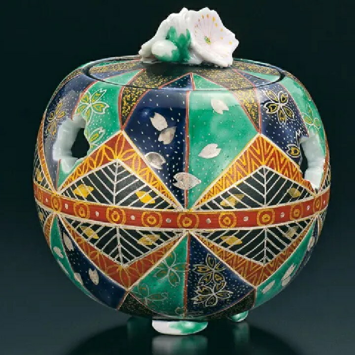 楽天市場】大酒清山 九谷焼香炉 吉祥文 [床の間飾り] : 九谷陶芸 北山