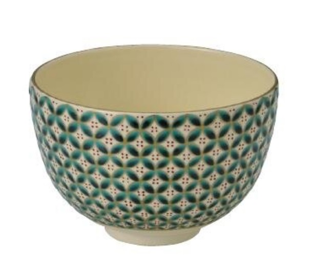 清水焼・京焼【抹茶碗】金彩七宝宝詰緑抹茶・陵