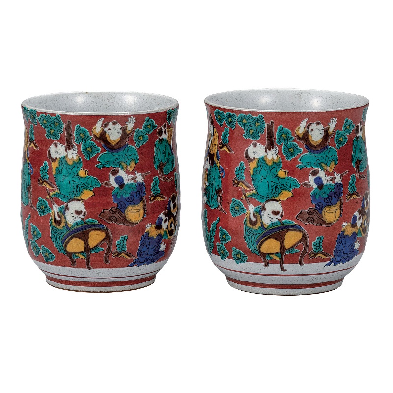 楽天市場】九谷焼茶碗 木米 / 山水 お坊さん お坊さん用 湯呑み 湯のみ