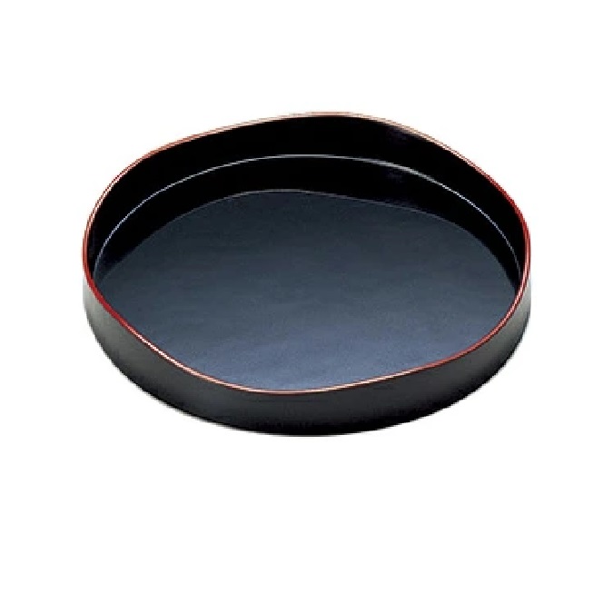 越前漆器・越前塗 雅乃 山道盆 黒|七to八-Seven to eight-