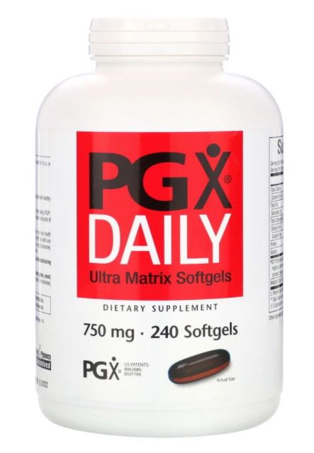 Natural Factors社 PGX デイリー、ウルトラ・マトリクス・ソフトジェル、750 mg240粒入り画像