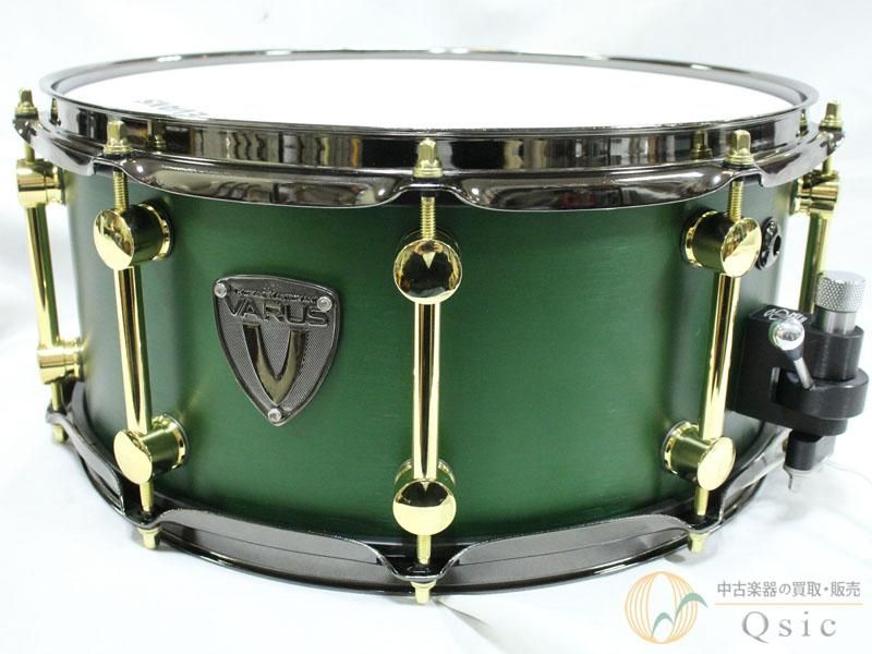【SALE!!】【中古】 Varus Drums "Green aluminium snare" 14&times;6 2025年製 [XL461]【神戸店在庫】 送料無料｜中古楽器専門店Qsic