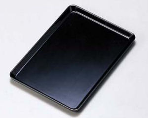 越前塗 80差し上げ物盆 黒