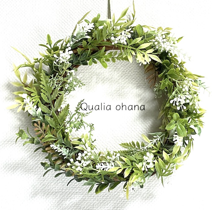 楽天市場】エバーグリーンリースキット リース玄関 造花 リース