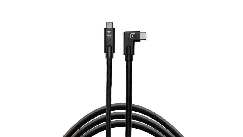 TetherTools テザーツールズ テザープロ USB-C トゥ USB-C ともし火 一角 黒いこと CUC15RT-BLK その他-パソコン・周辺機器