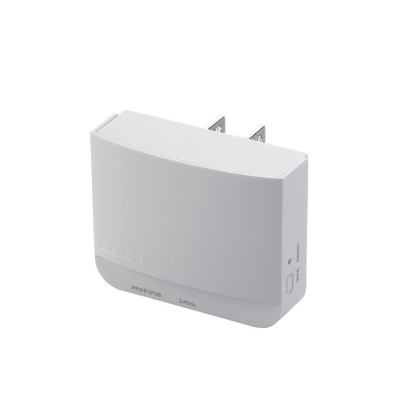 エレコム WiFi 無線LAN 中継器 11n/g/b 300Mbps コンセント直挿し WTC-300W