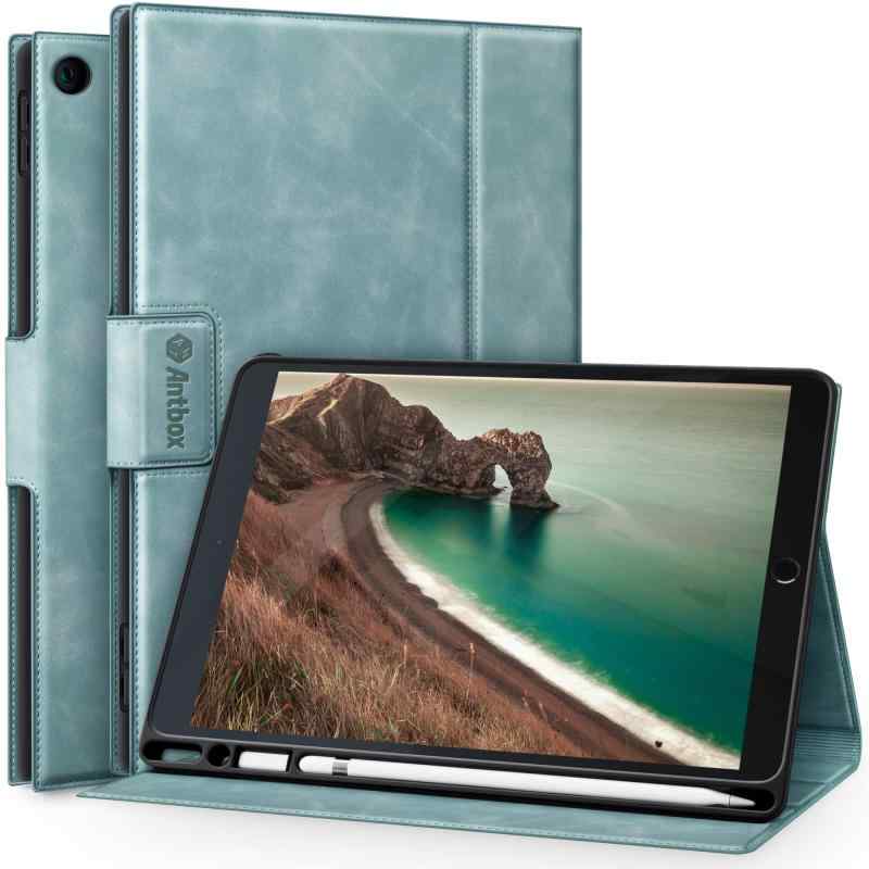 iPad 第9/8/7世代 iPad 10.2 ケース ソフトPUレザー製 ひび割れ防止 保護カバー耐衝撃 ペンシル収納可 オートスリープ＆スタンド機能付き 全面保護 4,581円