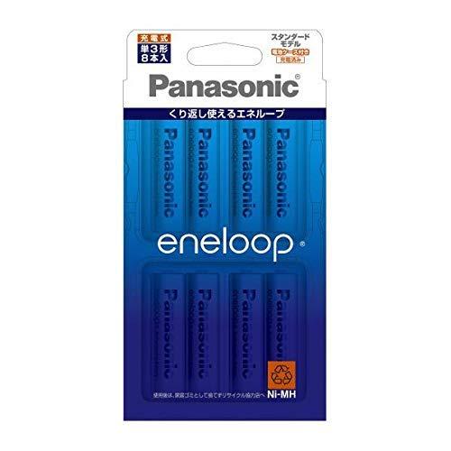 ニッケル水素電池 単3形（8本入）Panasonic eneloop スタンダードモデル BK-3/8C