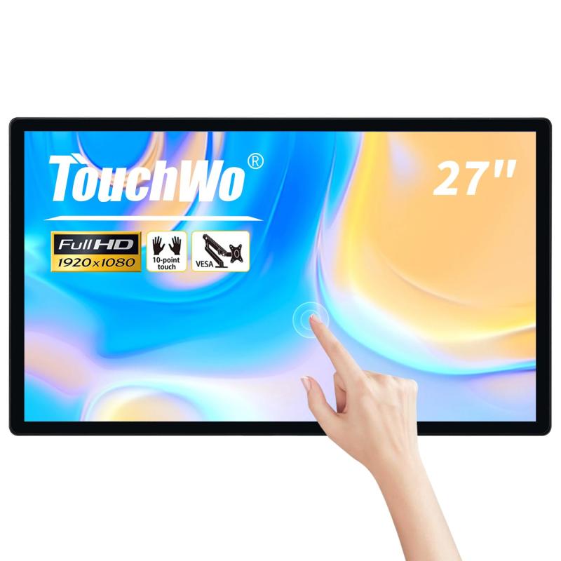 TouchWo タッチスクリーン加工用管する、 1920 x 1080P、内蔵金棒引き、デジタルサイネージディスプレイと電気蓄音機