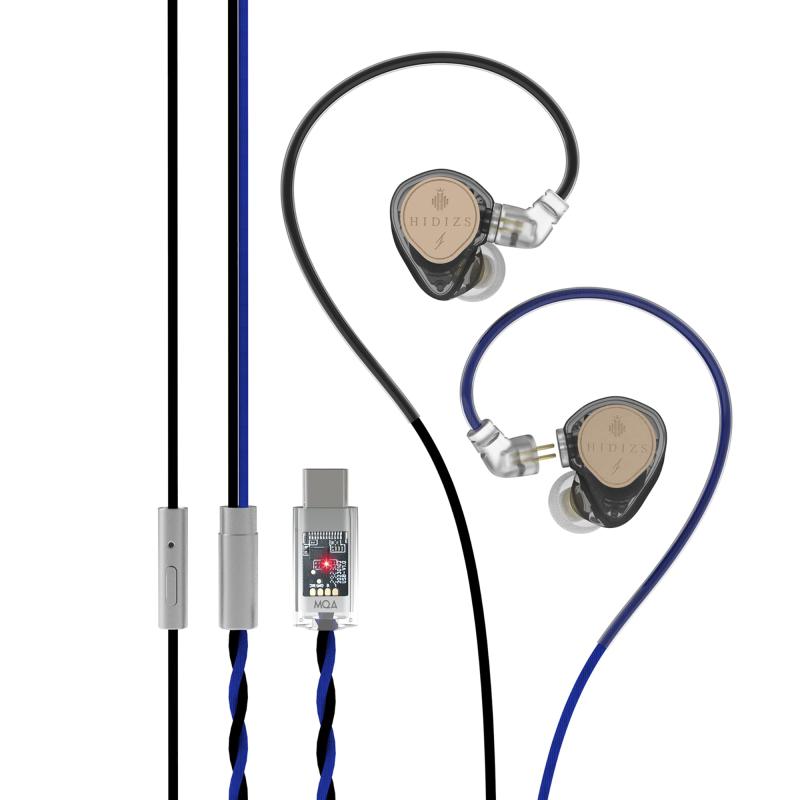 ST2 Nebula イヤモニ イヤホン 有線 タイプc マイク付き E ES9218AC プロチップDAC 高性能デュアル磁気回路ダイナミックドライバー、インラインコントロール、0.78mm 2ピンケーブル マイク付
