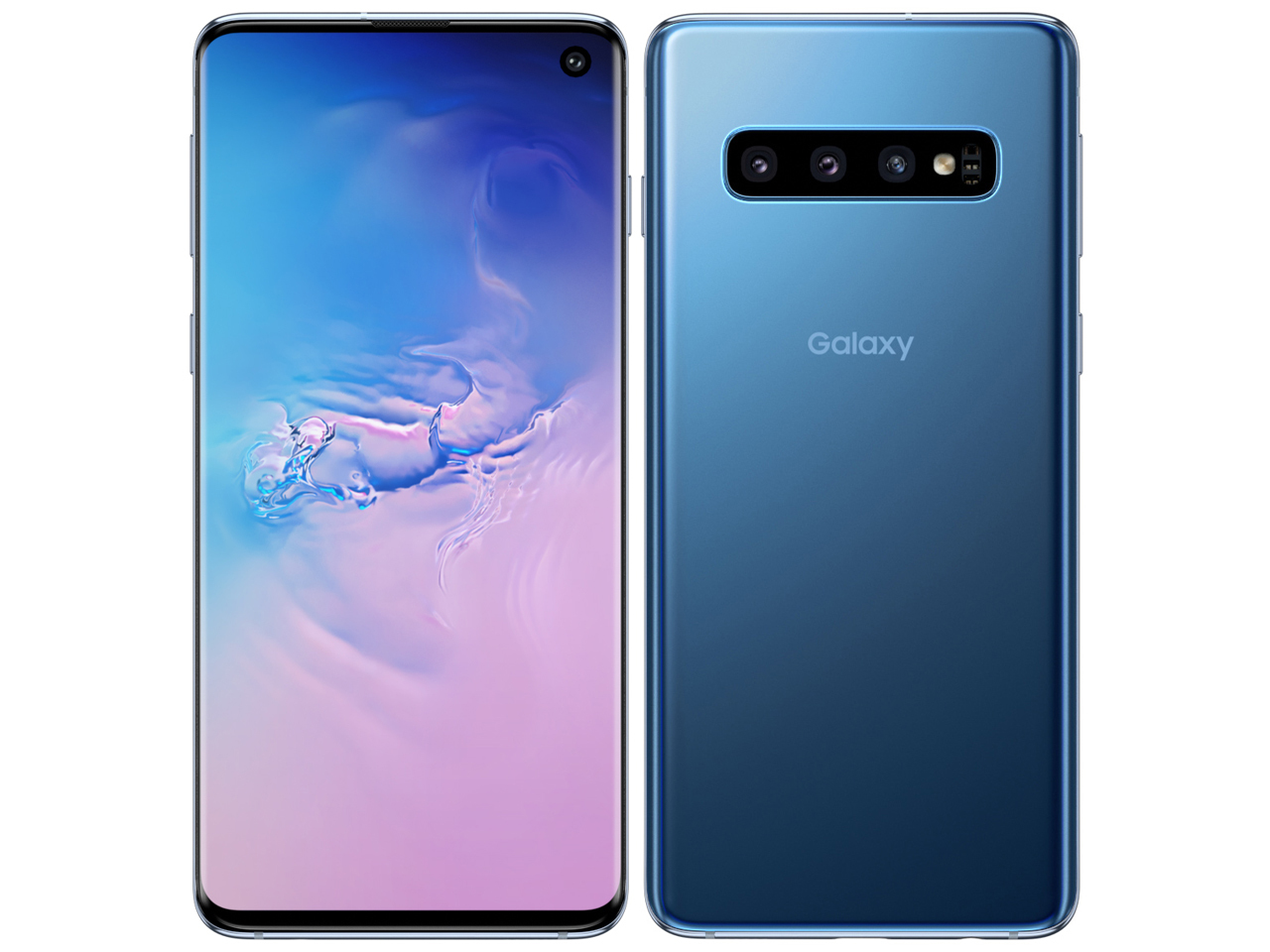 【楽天市場】「新品 未使用品 」SIMフリー Galaxy S10 SM-G973C Prism Blue ブルー [サムソン/Samsung