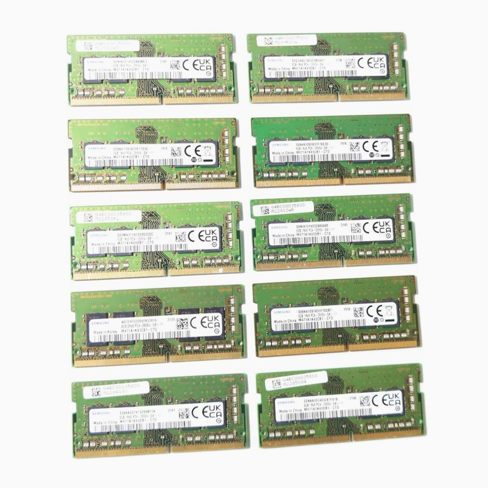【中古】【初期化済】万覚え帳用 パソコン4-21300(DDR4-2666) 8GB 10枚仕掛ける