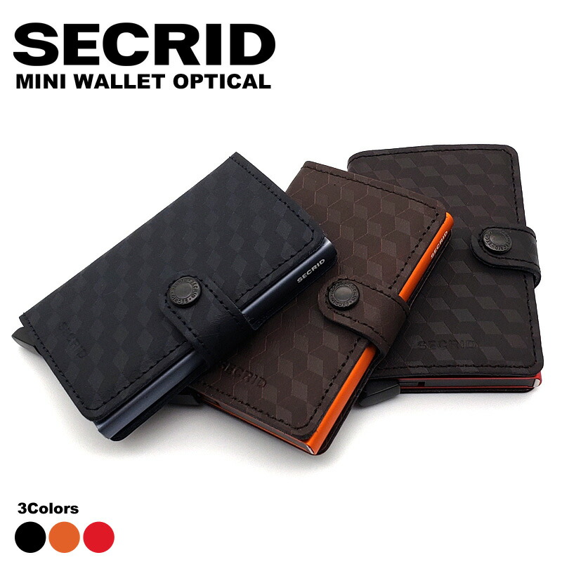 新品未使用 SECRID MINI WALLET CUBIC ミニウォレット Amazon.com: SECRID Mini Wallet Genuine Cubic Leather RFID
