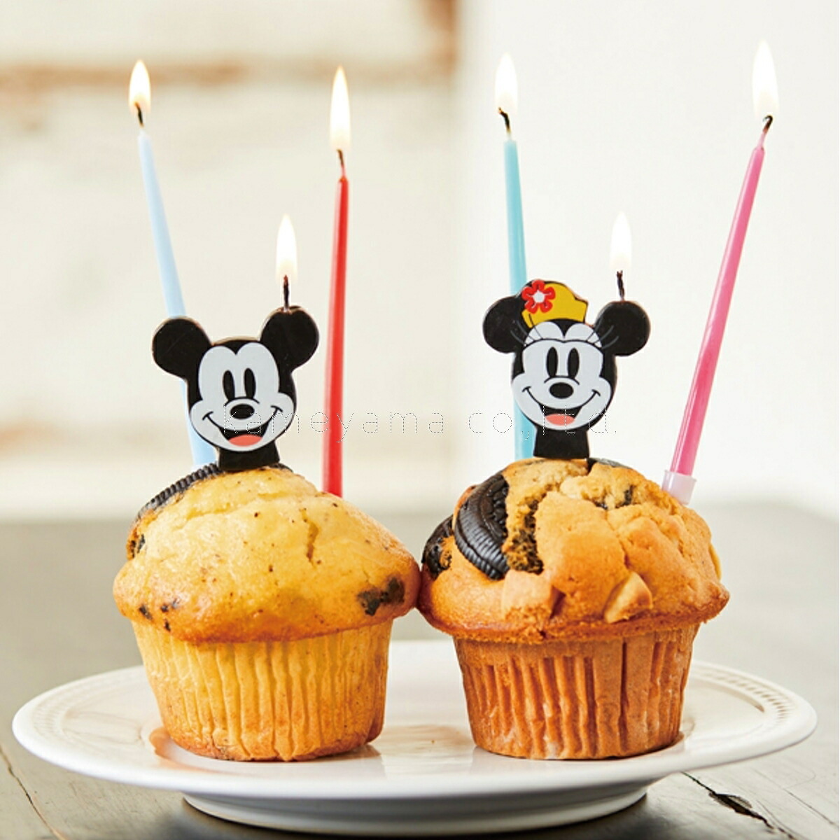 楽天市場 ディズニー キャラクター ナンバーキャンドル ミッキー ミニー １個 カメヤマキャンドル 暮らしの総合デパート ケベック