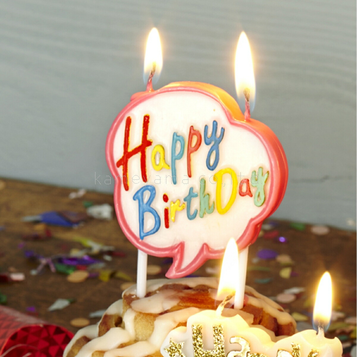 楽天市場 Kameyama Candle カメヤマ パーティーキャンドル バースデーケーキ用キャンドル フキダシ 暮らしの総合デパート ケベック