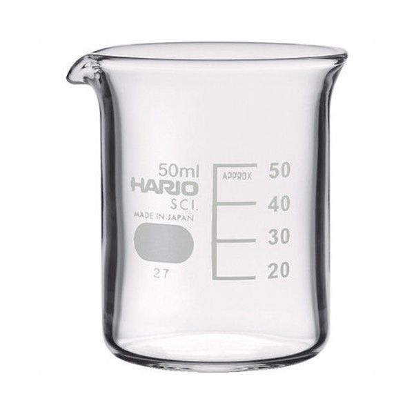 HARIO ハリオ ビーカー目安目盛付 50ml　72個セット
