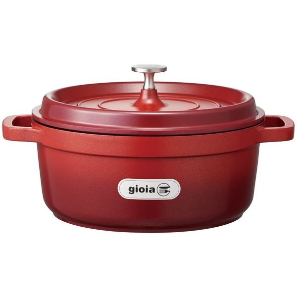 gioia ラウンドキャセロール24糎 赤いこと