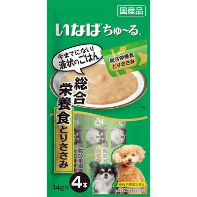楽天市場】いなば 犬用 チャオちゅーる 総合栄養食 とりささみビーフ
