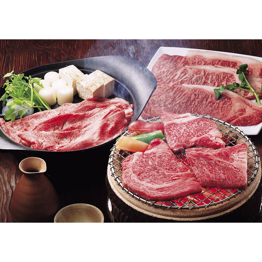 滋賀 「徳志満」 近江牛すき焼しゃぶしゃぶ用・焼肉 レビューで10％OFF ポイント5倍！ 3日まで！ 滋賀 徳志満 近江牛 すき焼