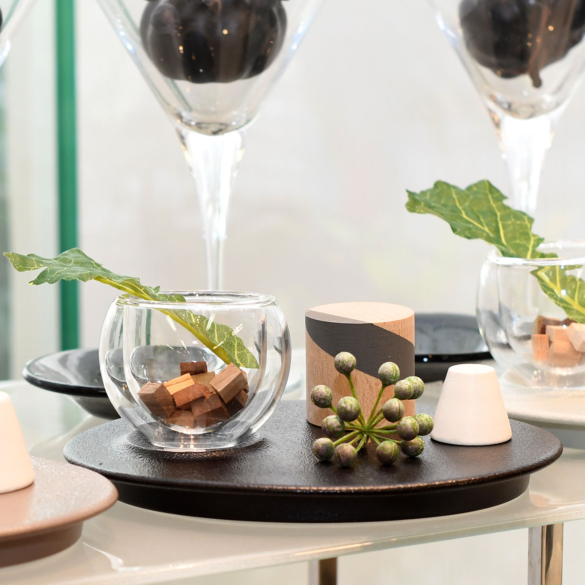 楽天市場】硝子・エアー 浅型小鉢 27739【ダブルウォール 耐熱