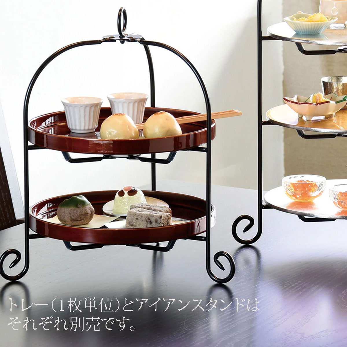 楽天市場】【取り寄せ商品】カシュー黒塗丸盆 8寸 17284【敷皿