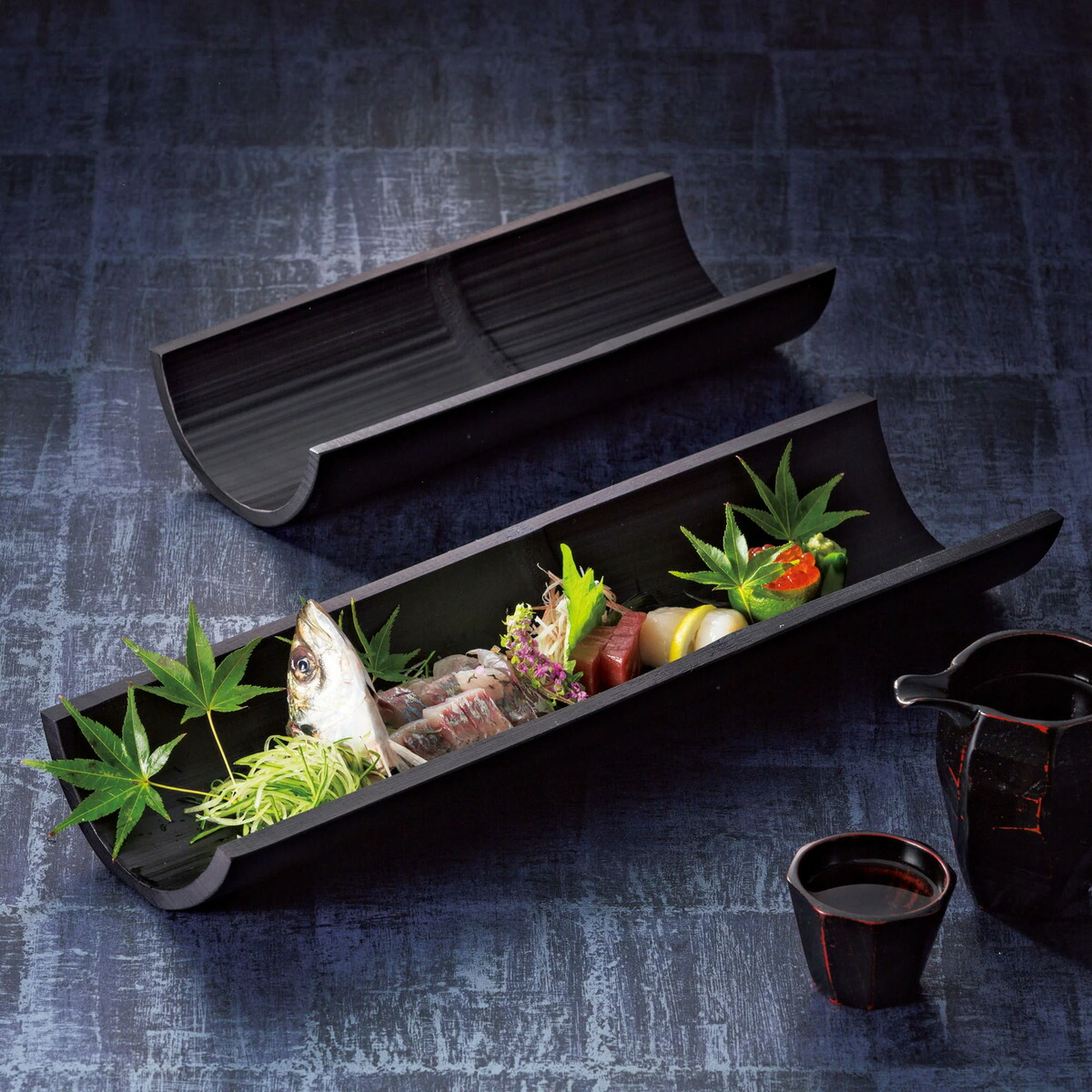 楽天市場】食器皿 片節盛皿 8×15cm 5個 磨き竹 雅竹（60-167）和食器